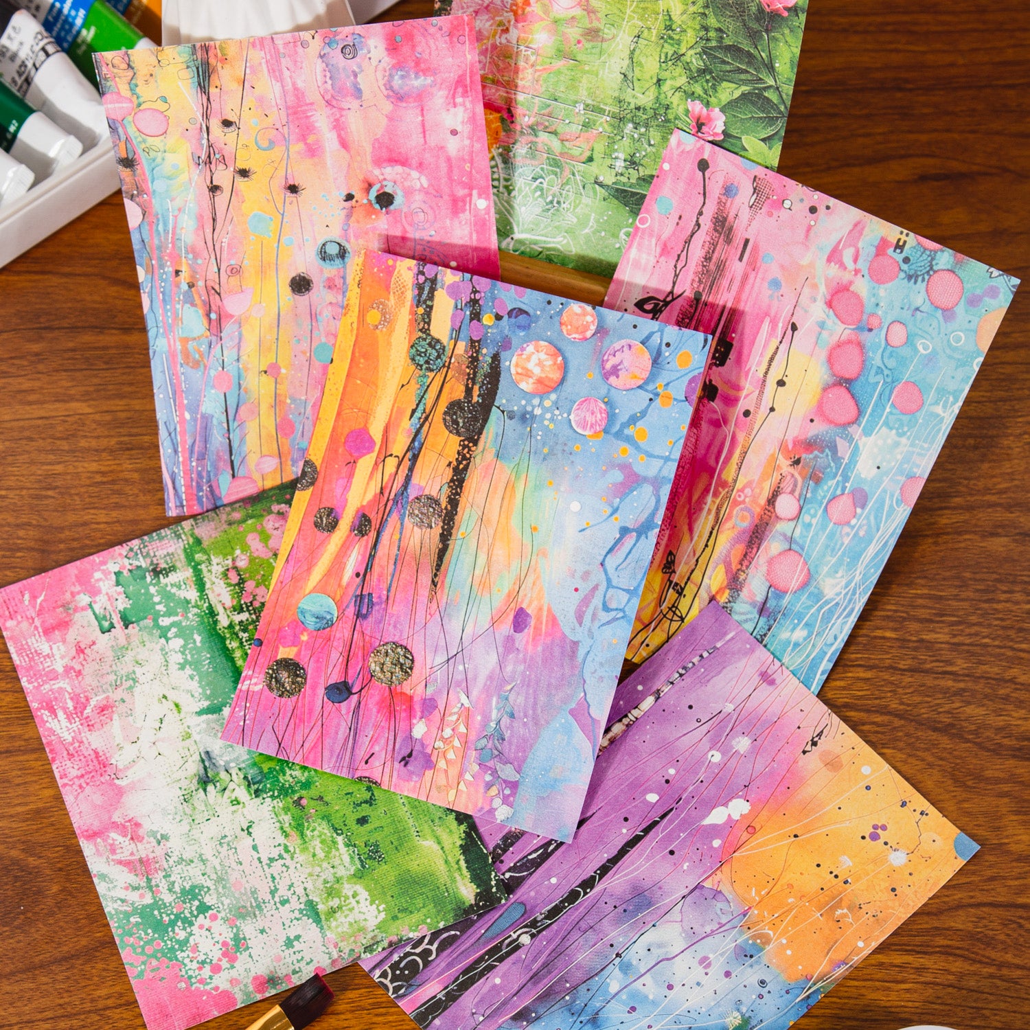 Art Painting Scrapbook Paper | MOOBOOM – mooboom
