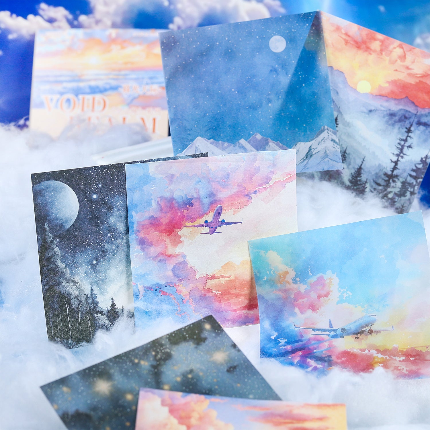 Sky Theme Scrapbook Paper | MOOBOOM – mooboom