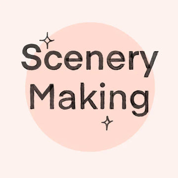Landscape stickers and scenery making tapes for journaling