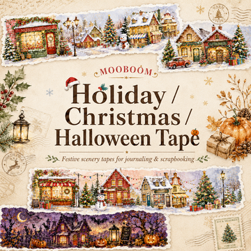 Christmas & Halloween PET Tape for Journaling | MOOBOOM