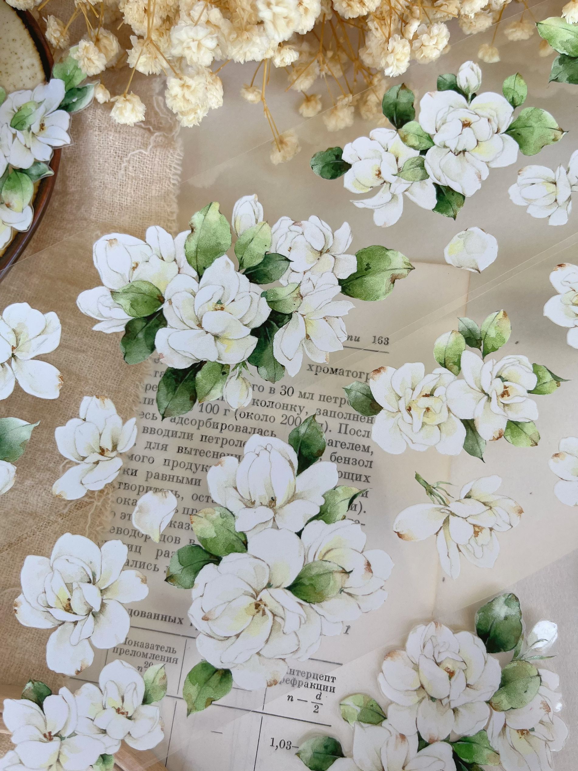 Jasmine Flowers Tape (5.5cm*120cm)