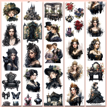 Black Rose PET Tape | No.9 |MOOBOOM Design