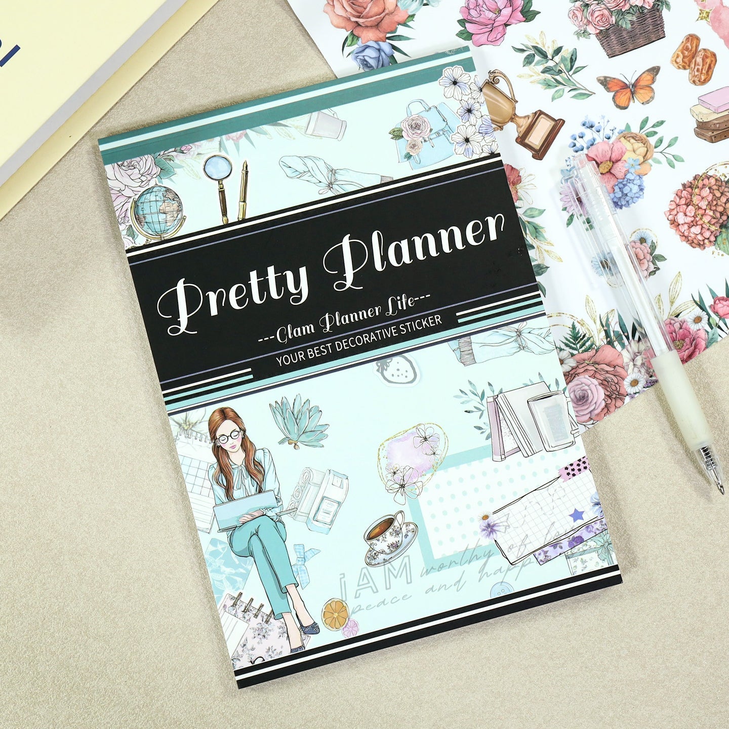 Vintage Sticker Book Vol.28 - Pretty Planner
