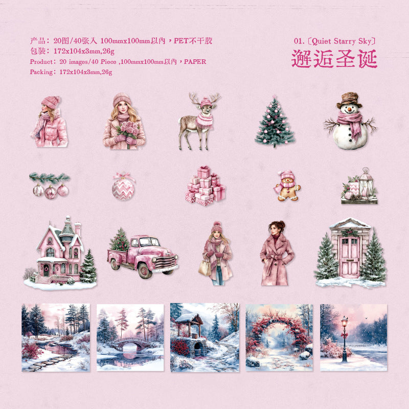 Merry Christmas PET Sticker