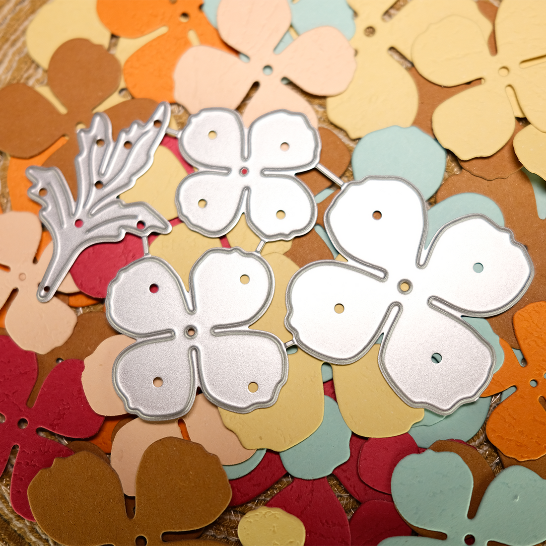 Four-leaf clover flower Metal Cutting Die Set