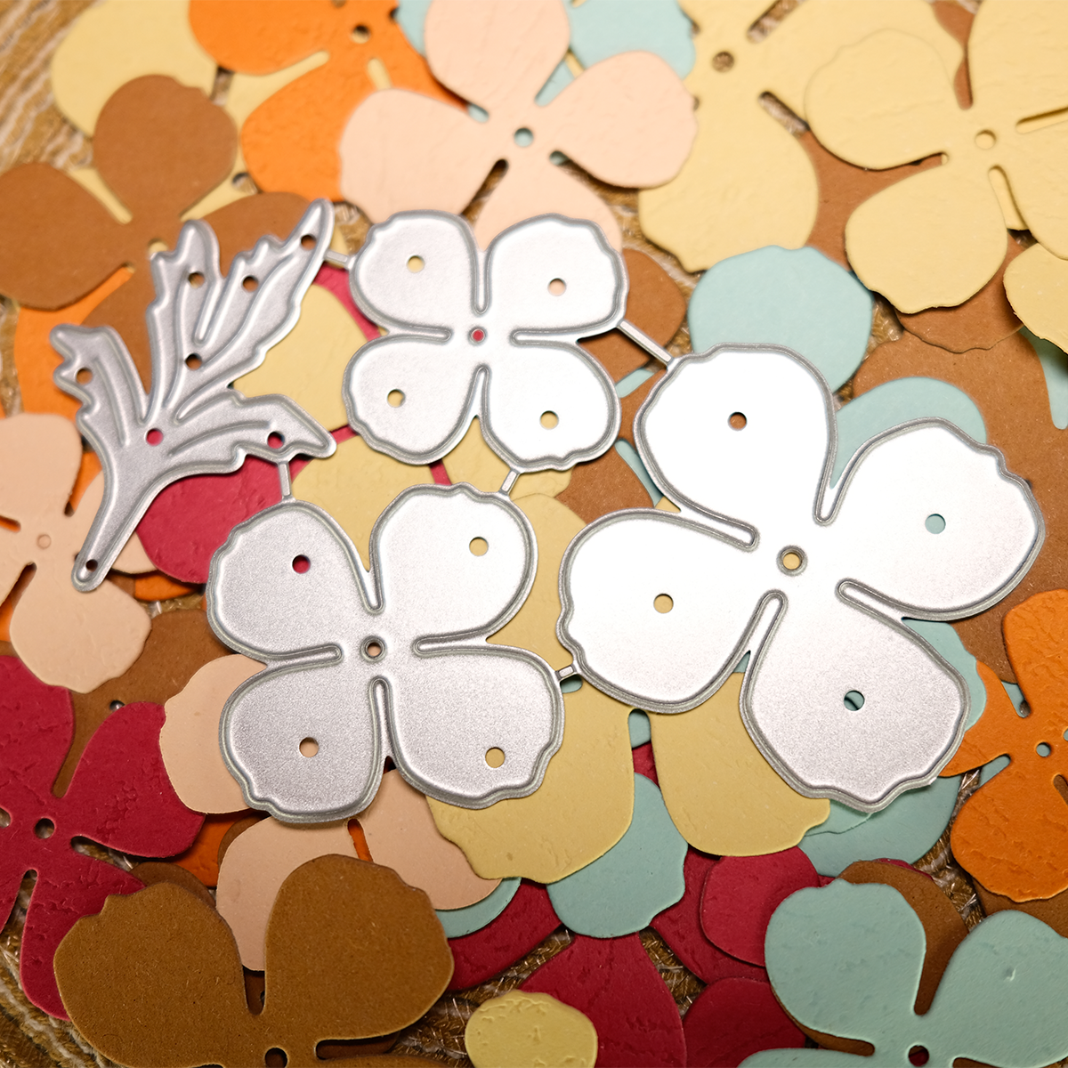 Four-leaf clover flower Metal Cutting Die Set