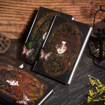 Vintage Gothic Style Coloring Page Illustration Journal journaling supply for journaling and scrapbooking