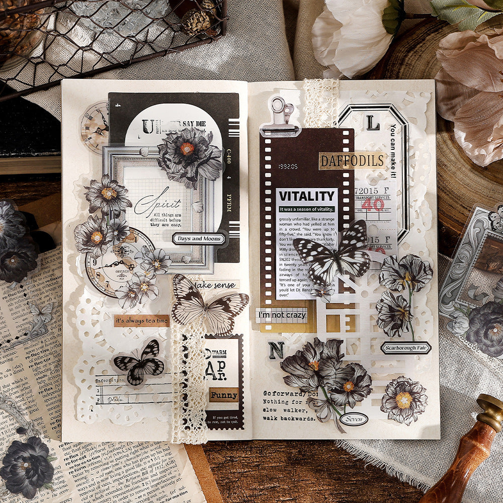 Small Window Grilles PET Sticker