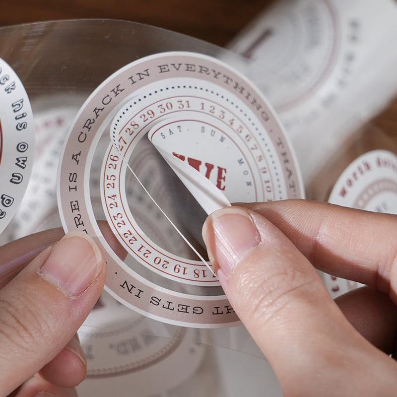 Memorized Text White Kraft Paper Tape