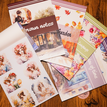 Vintage Sticker Book