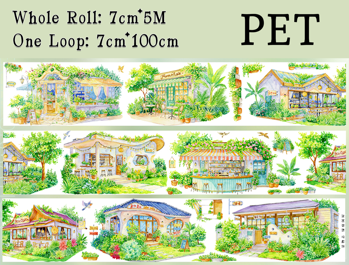 【ZERO】Green Embrace Landscape PET Tape