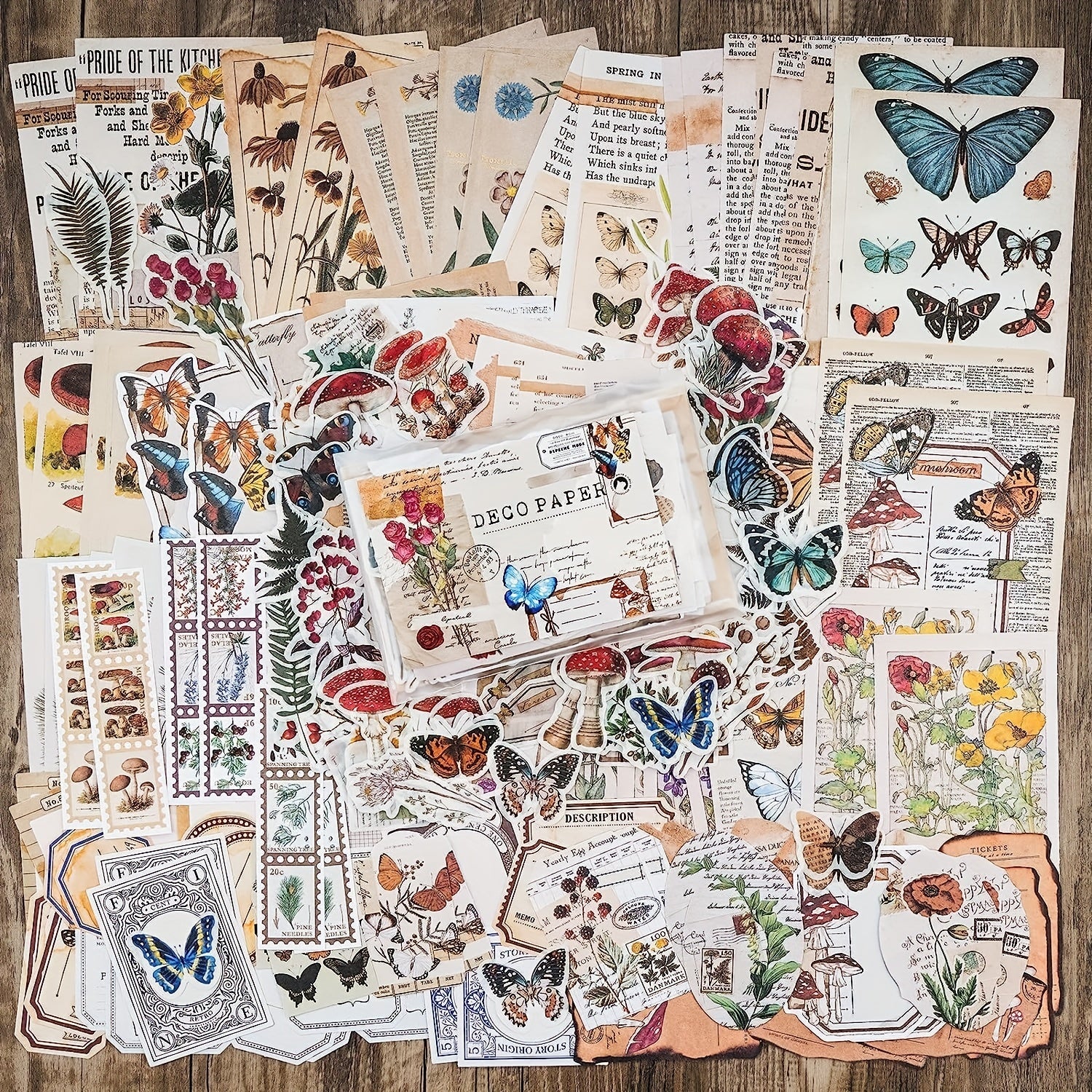 Retro Clipping Series Paper & Sticker Packs