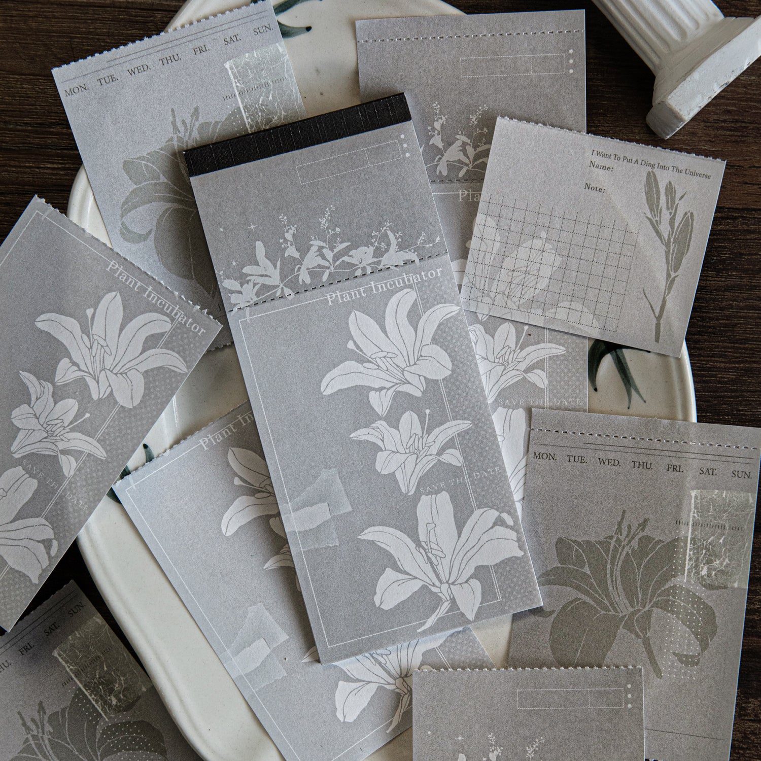 Retro Long Strip Tear-off Notepad