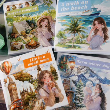 Disorganized Routine Series Washi Sticker Book