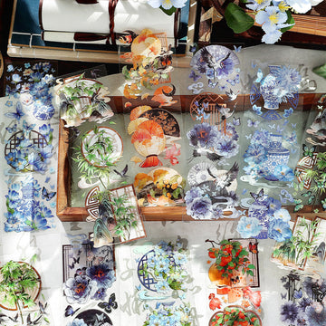 Courtyard Ancient Style Tape Stickers For Scrapbooking