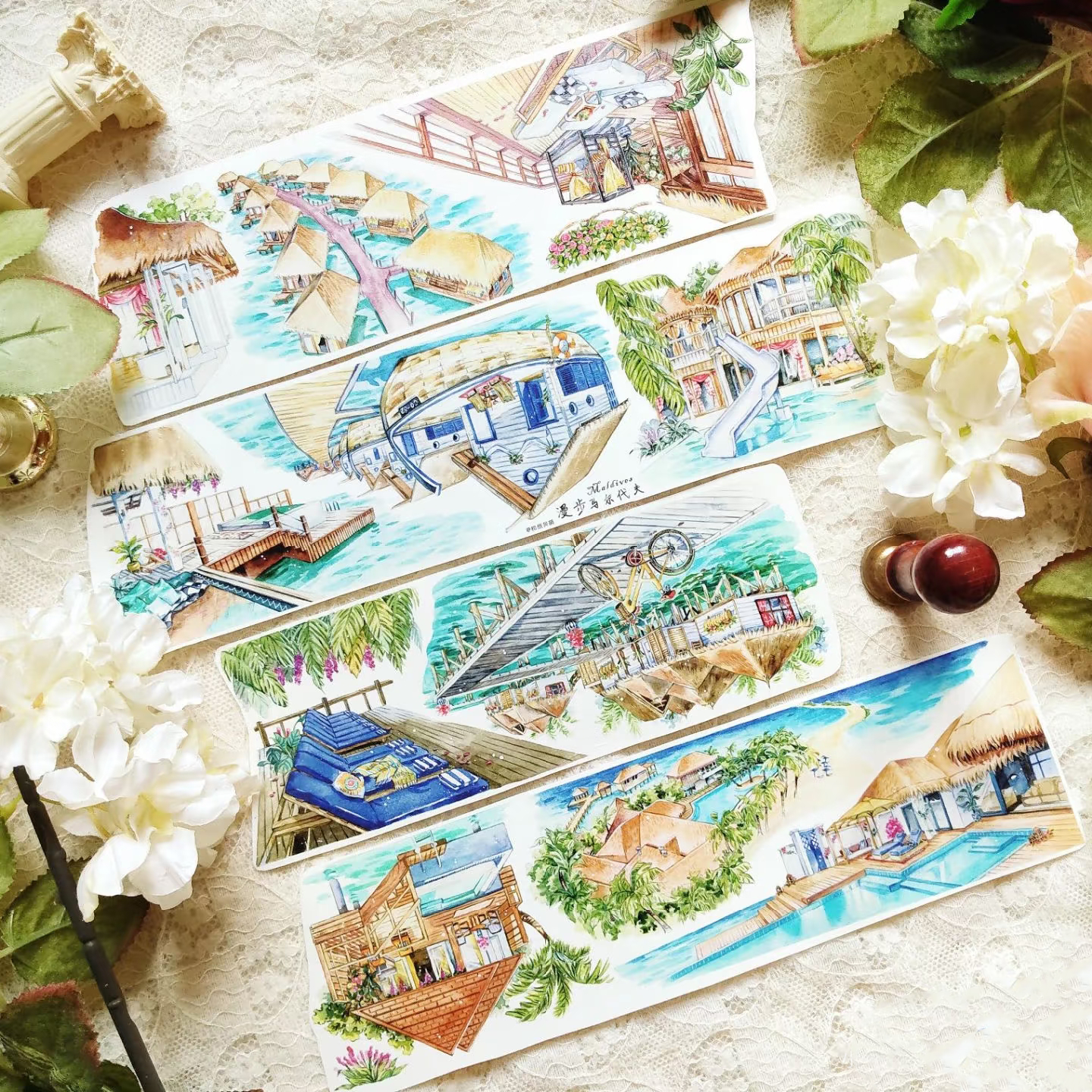 【HZTM】Global Cityscapes Landscaping Tape ( 10 Styles )