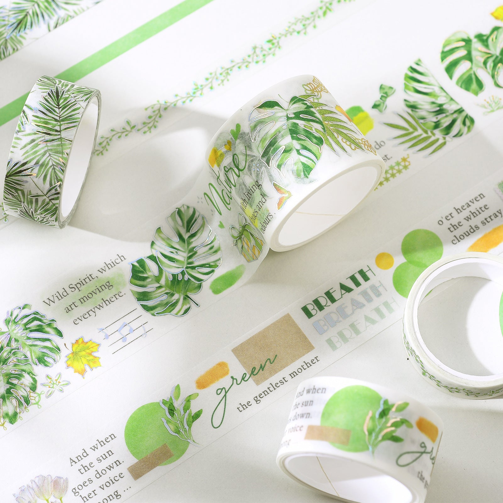 Multi-size Plant Washi Tape