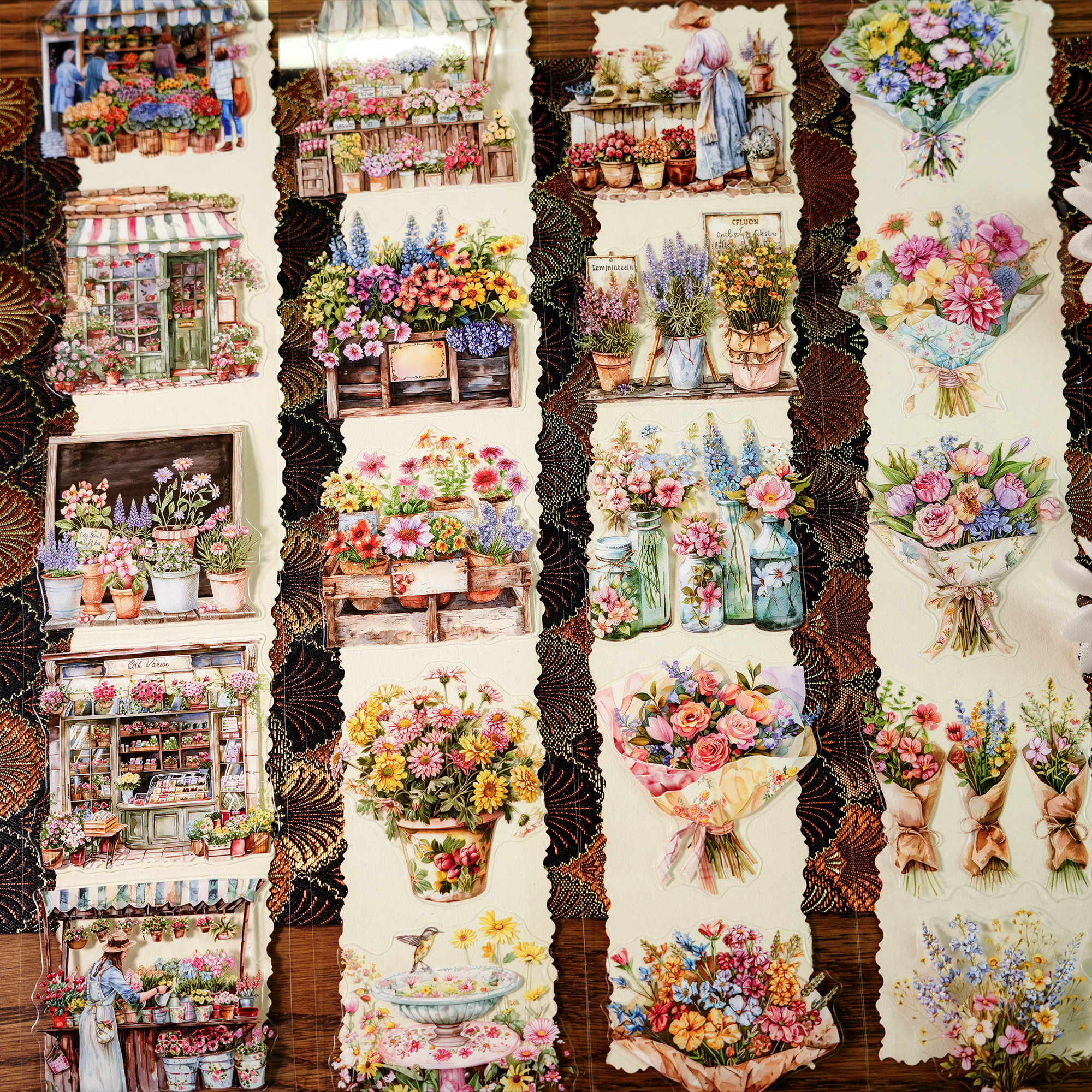 Flower Shop Pre-cut PET Tape | No.39 | MOOBOOM Design