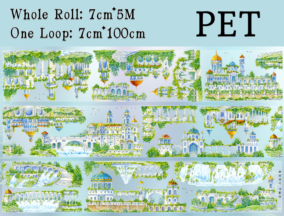 【ZERO】Ancient Babylon Landscape PET Tape