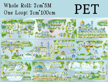 【ZERO】Ancient Babylon Landscape PET Tape