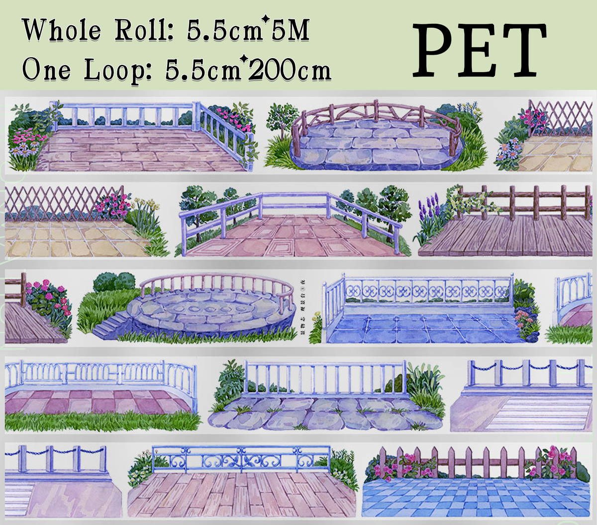 【ZERO】Night Viewing Deck Landscape PET Tape