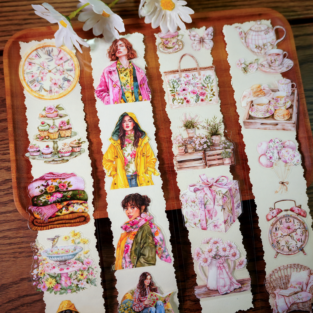 Spring Vibes Pre-cut PET Tape | No.38 | MOOBOOM Design