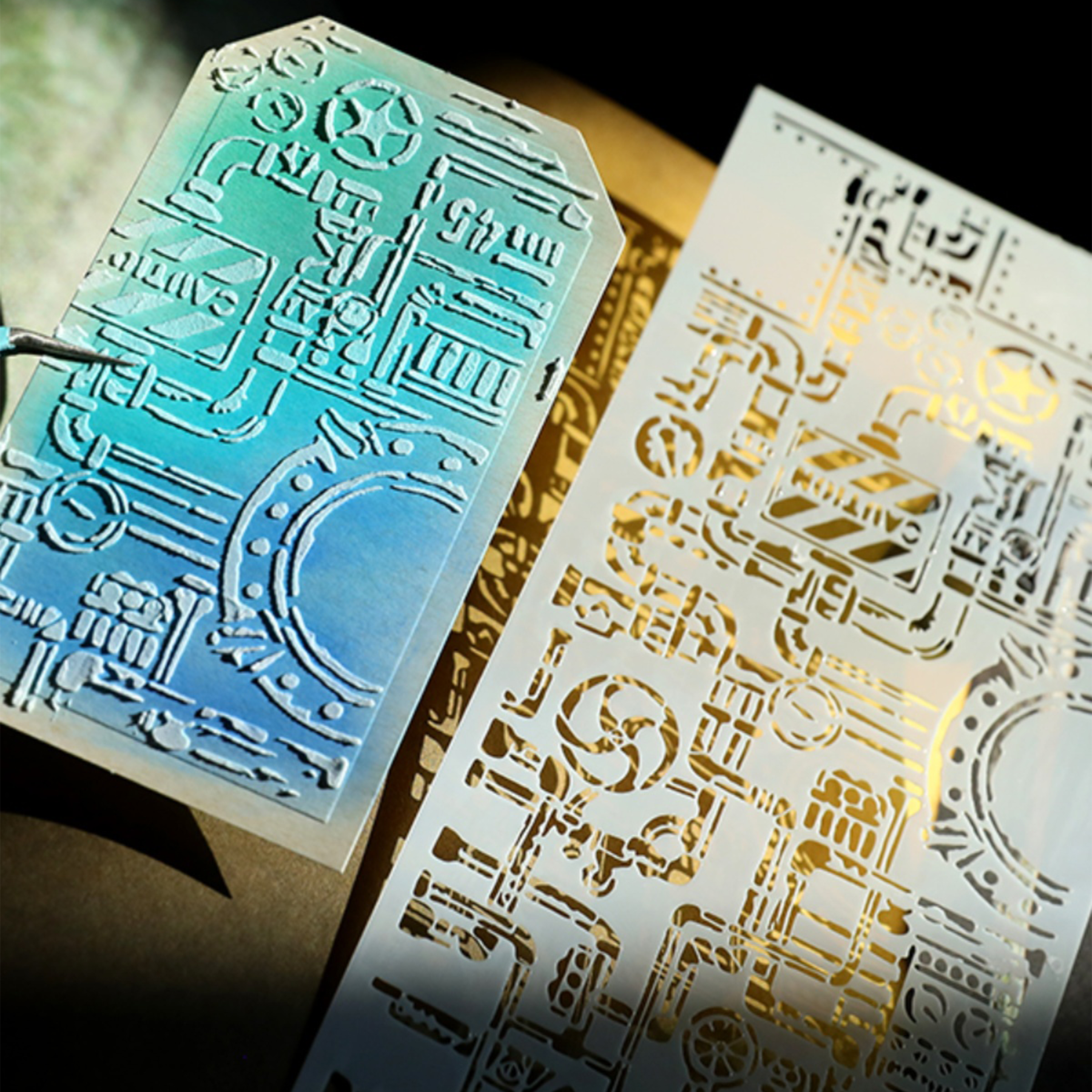 Vintage Mask Stencil