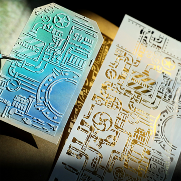 Vintage Mask Stencil