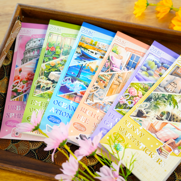 Hazy Memories Pre-cut Sticker Book