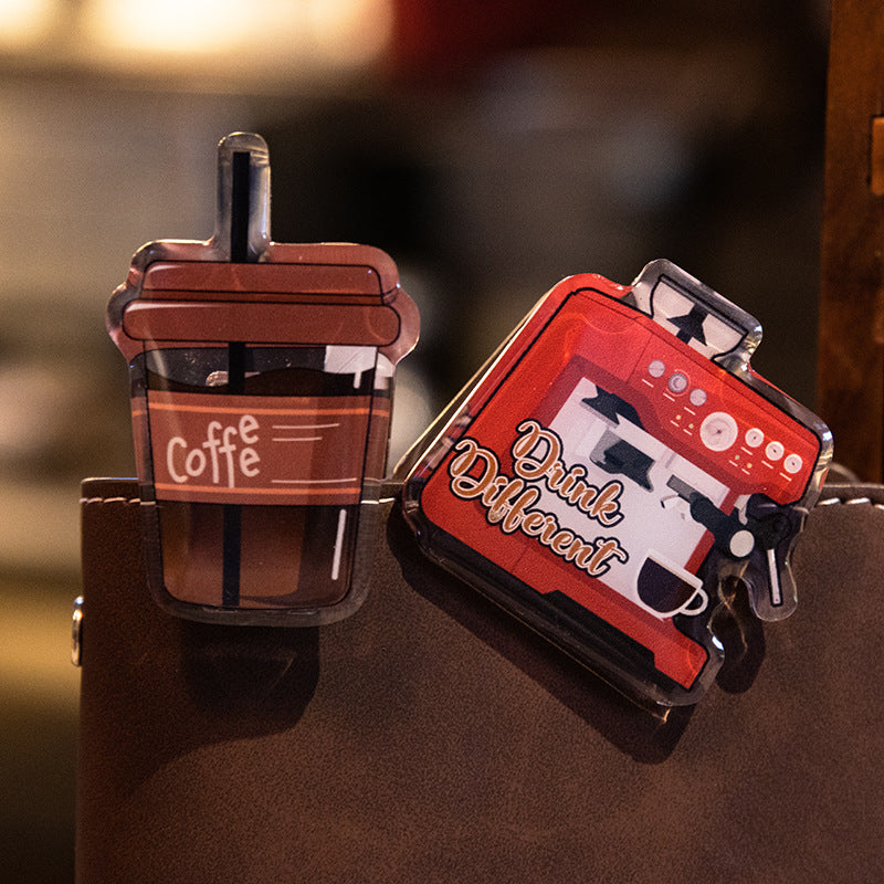 Coffee Nostalgia Series Acrylic Clip
