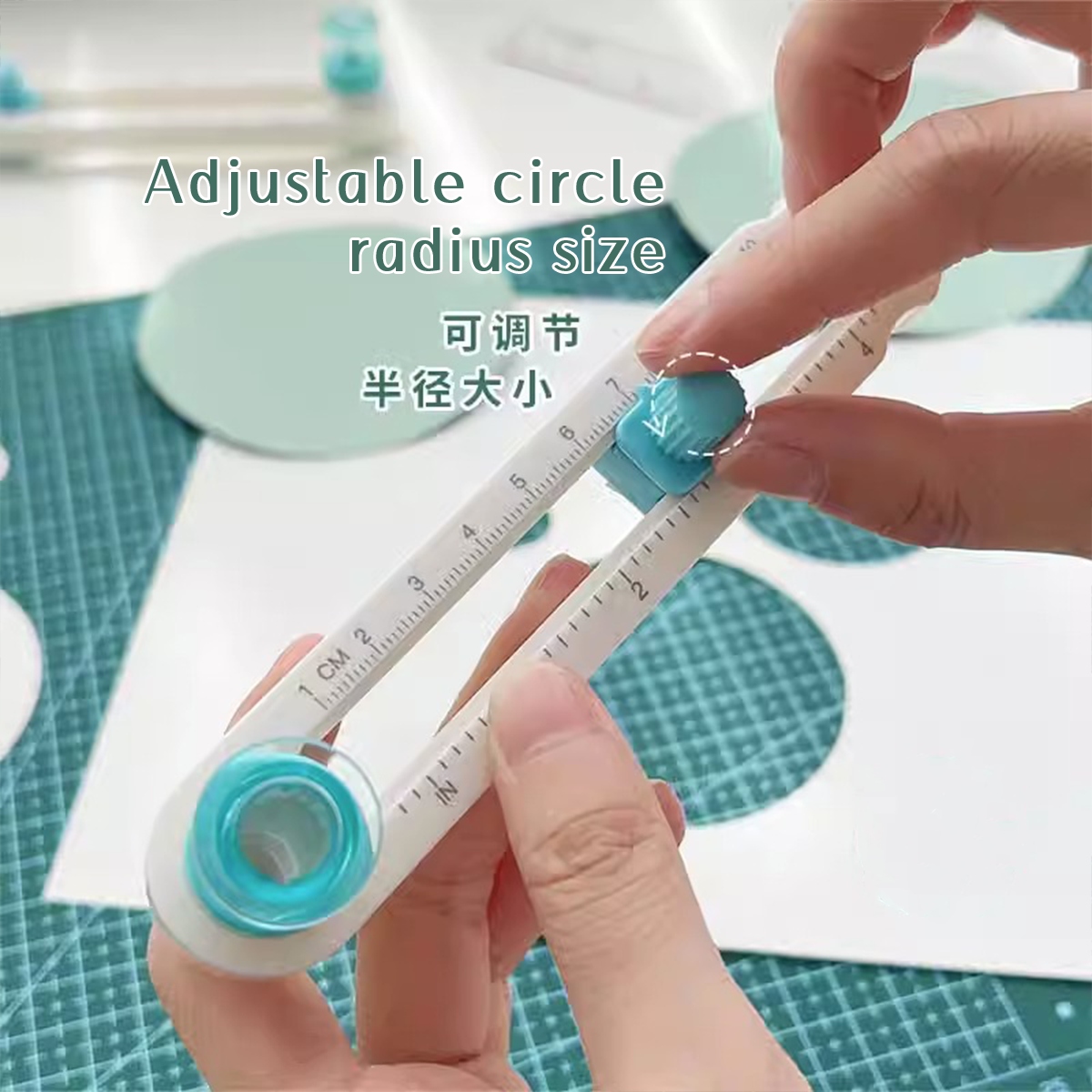 Rotary circle cutter