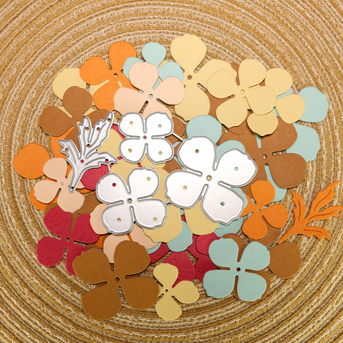 Four-leaf clover flower Metal Cutting Die Set