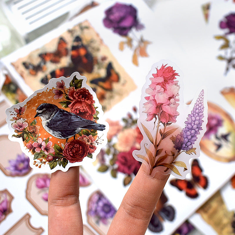 Vintage Scrapbooking Journaling Sticker Book Vol.5