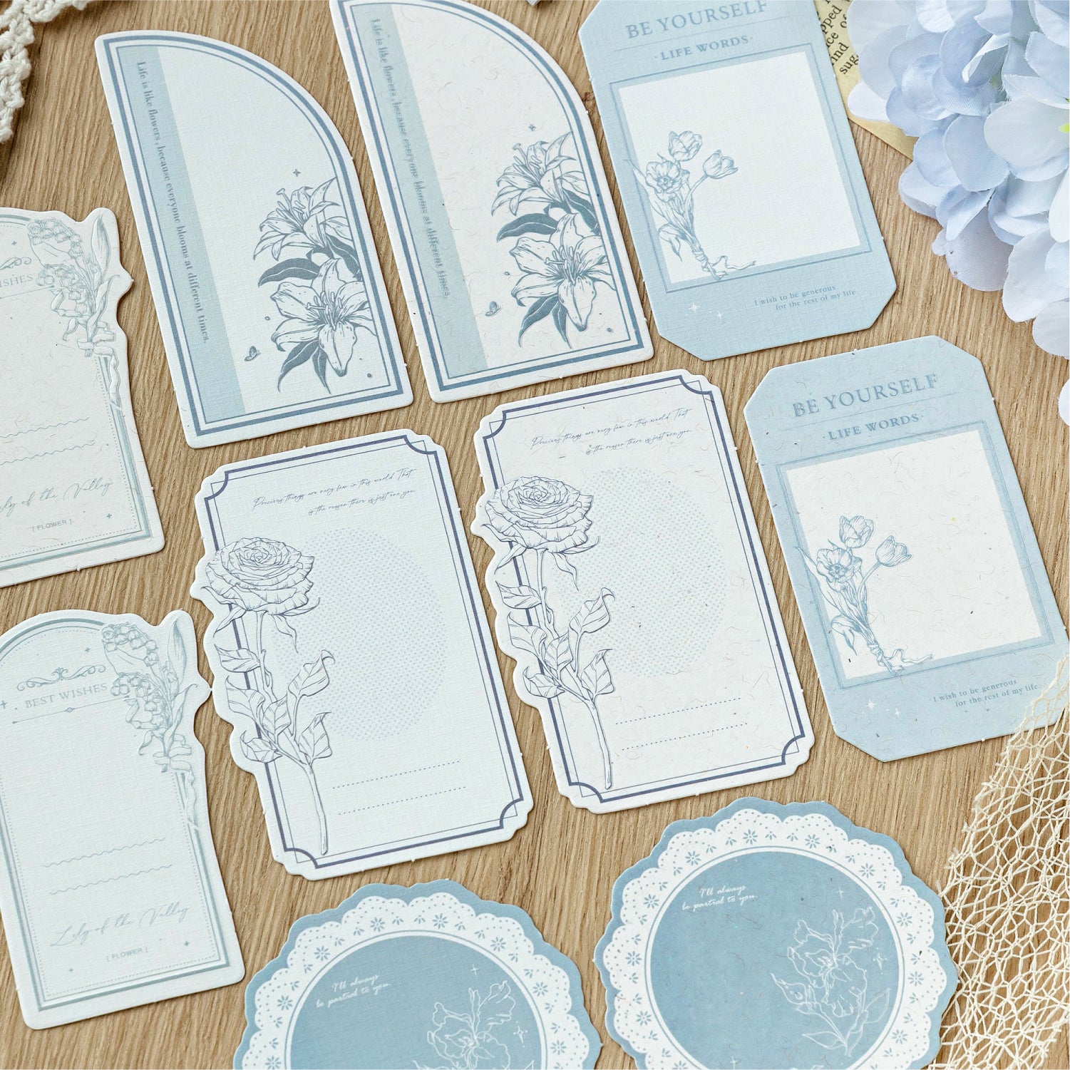 Blooming Bouquet Series Embossed Note Paper