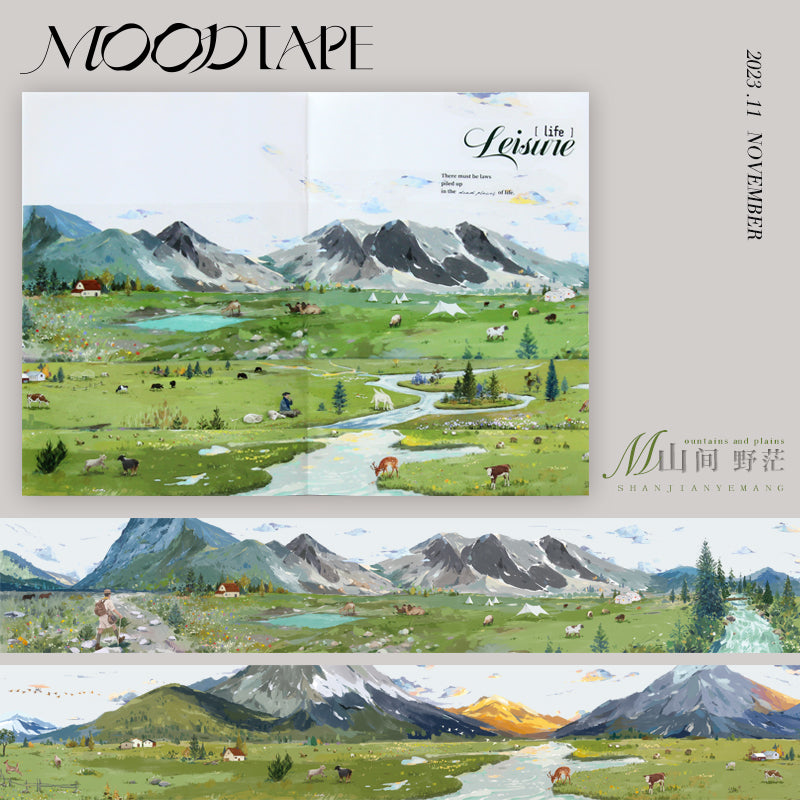 Mountains and Rivers Scenery Tape