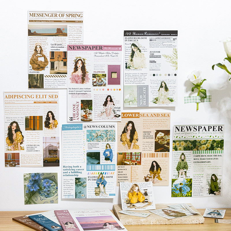 A girl's heart Pre-cut Sticker Book