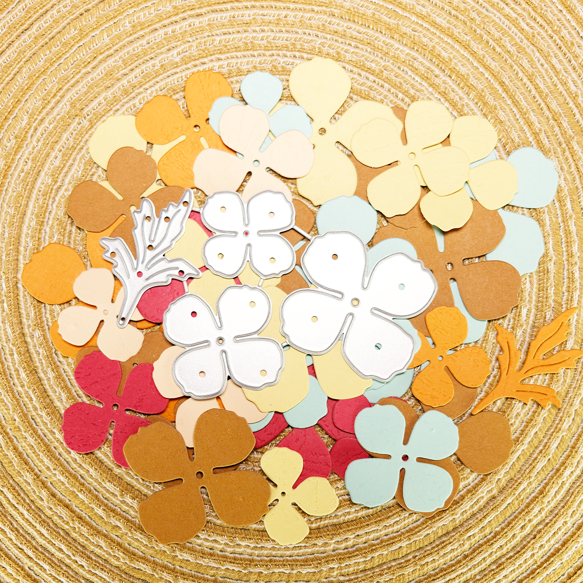 Four-leaf clover flower Metal Cutting Die Set