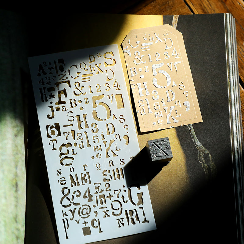 Vintage Mask Stencil