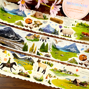 Hulunbuir Prairie Scenery Tape (7cm*117mm)