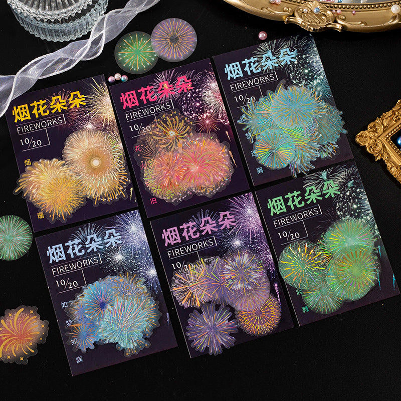 Fireworks PET Stickers