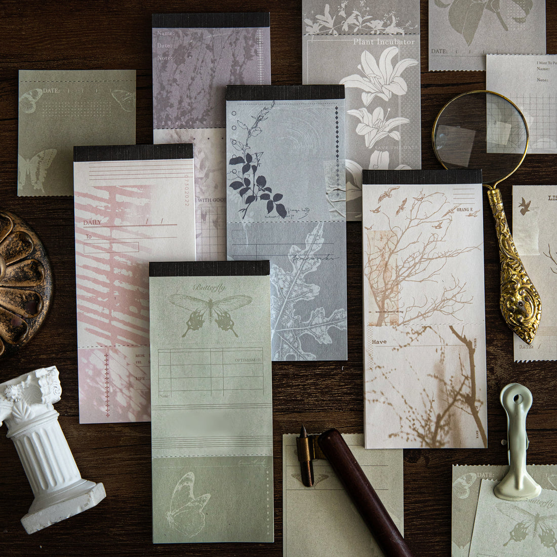 Retro Long Strip Tear-off Notepad