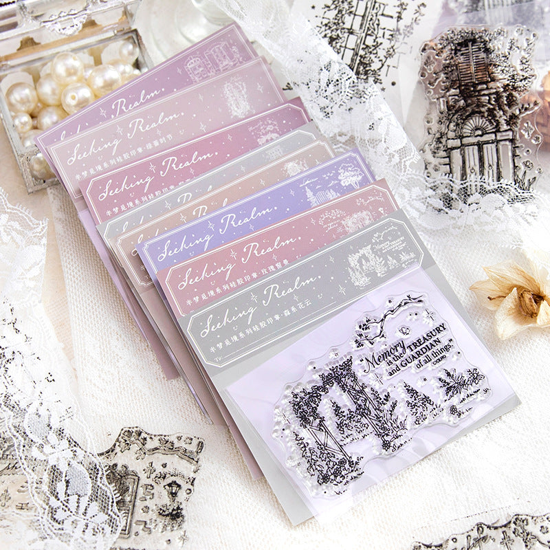 Window of Dreams Scrapbooking Silicone Stamp
