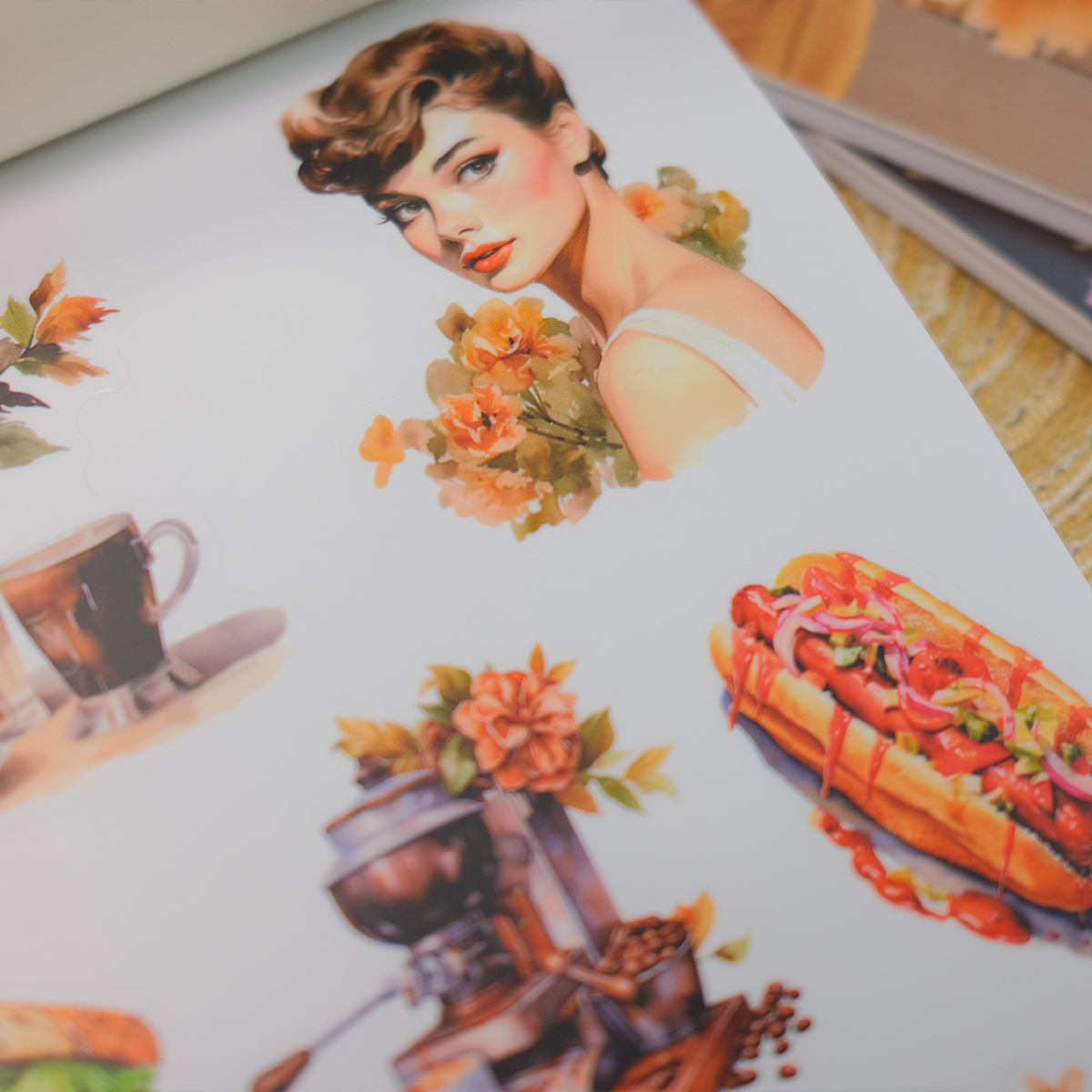 Vintage Sticker Book Vol.4