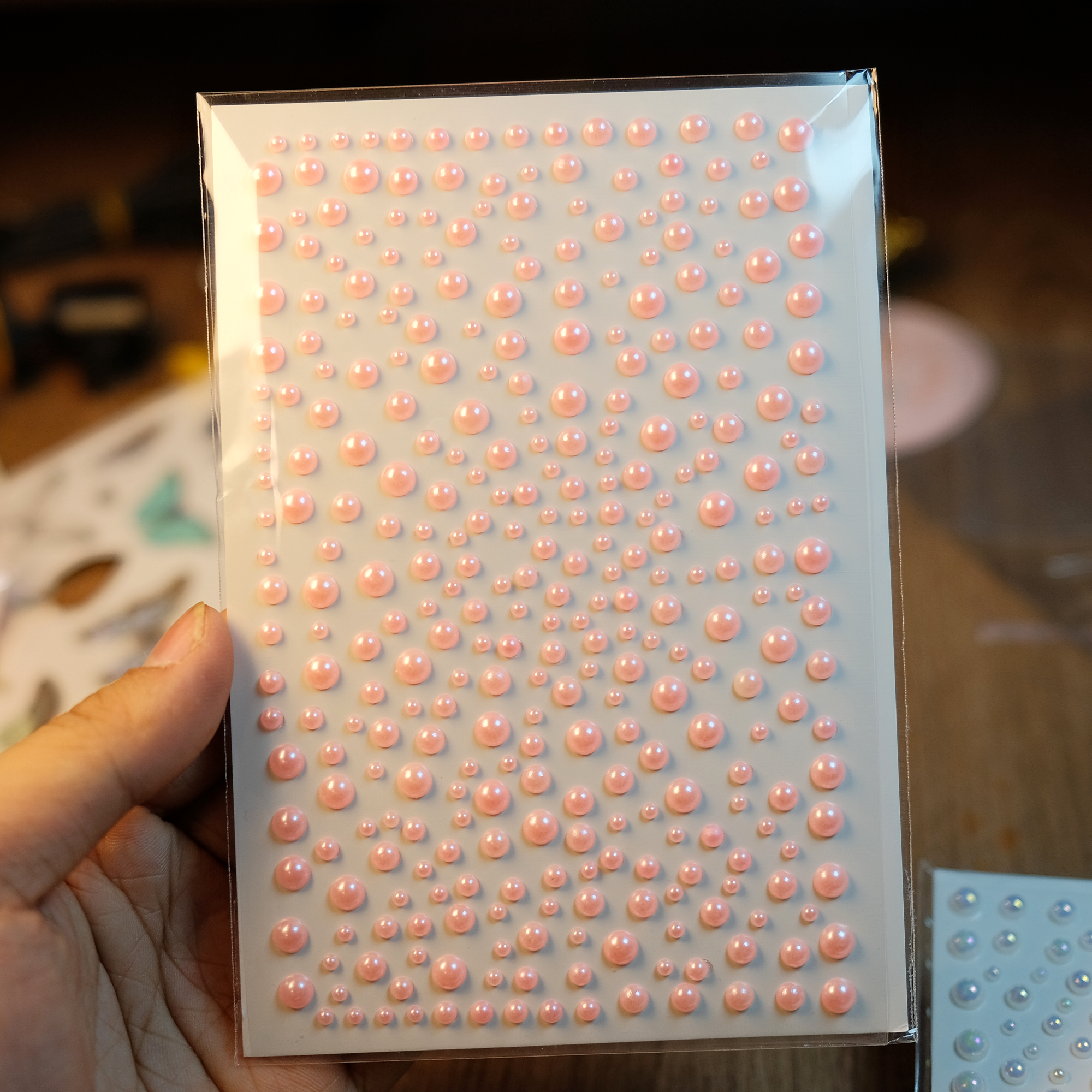 Plastic Pearl Sticker