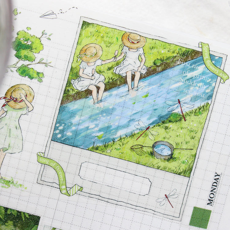 Spring Flowers PET Tape