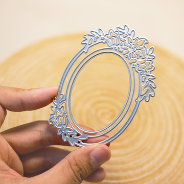 Oval lace frame Metal Cutting Die Set