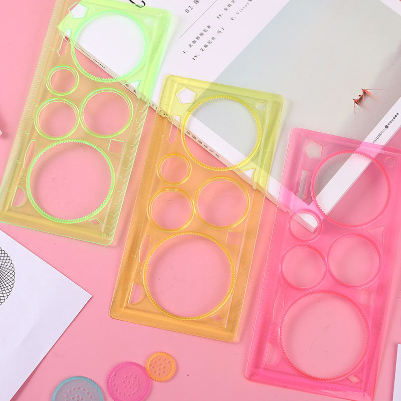 Bullet Journal Circular Pattern Ruler Set
