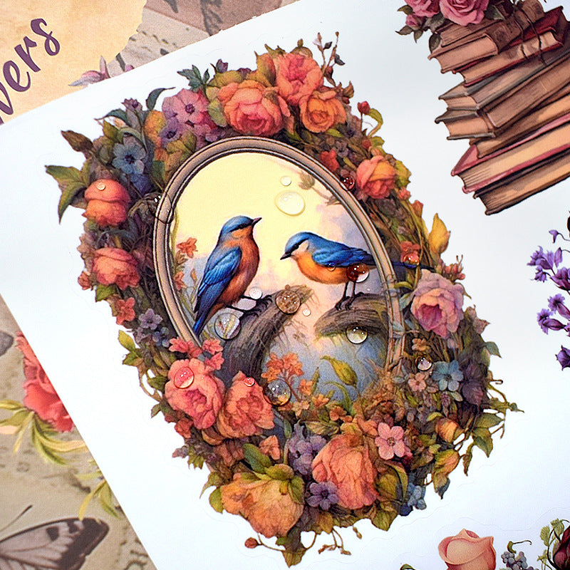 Vintage Scrapbooking Journaling Sticker Book Vol.5