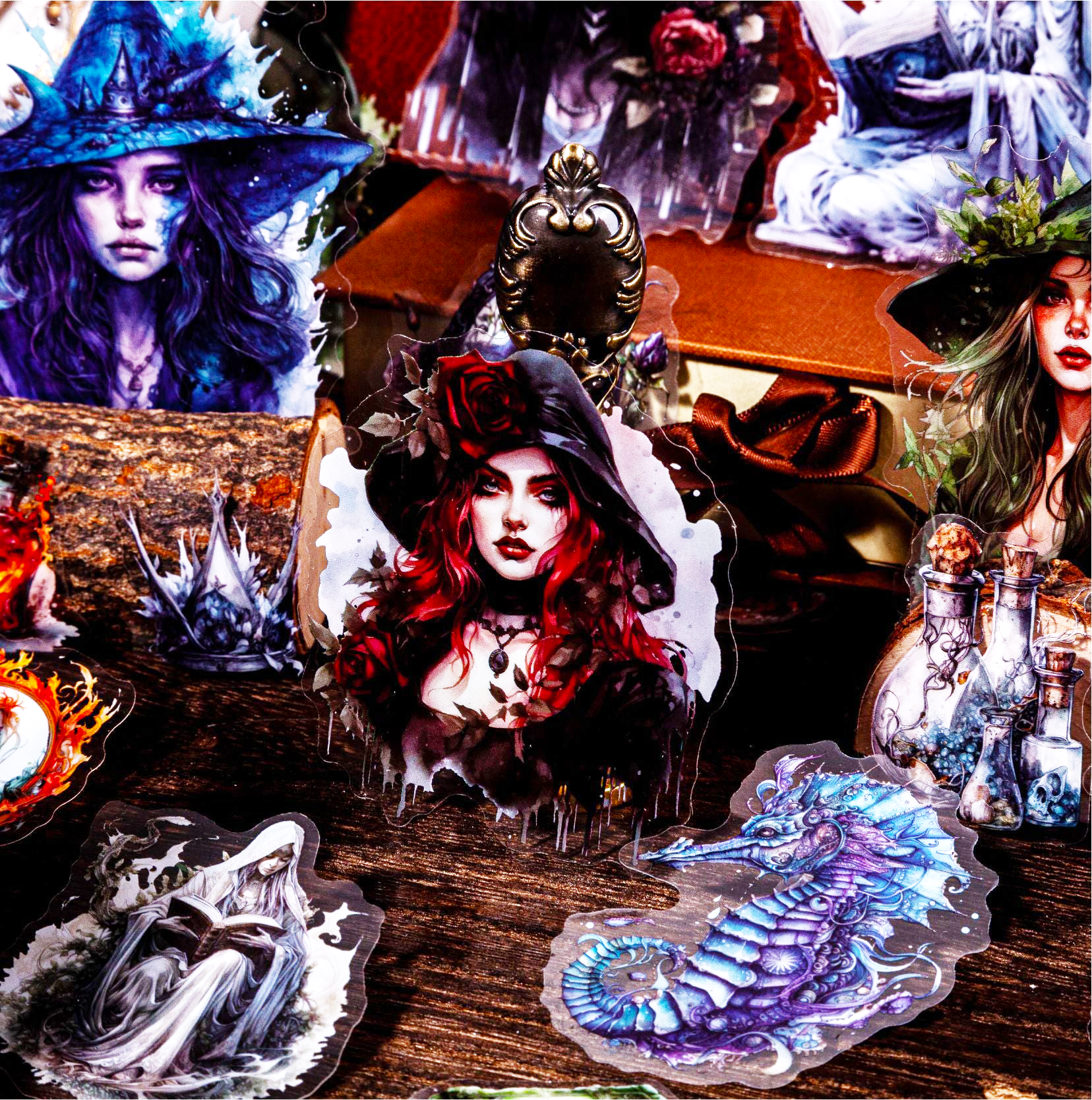 Gothic Witch Stickers