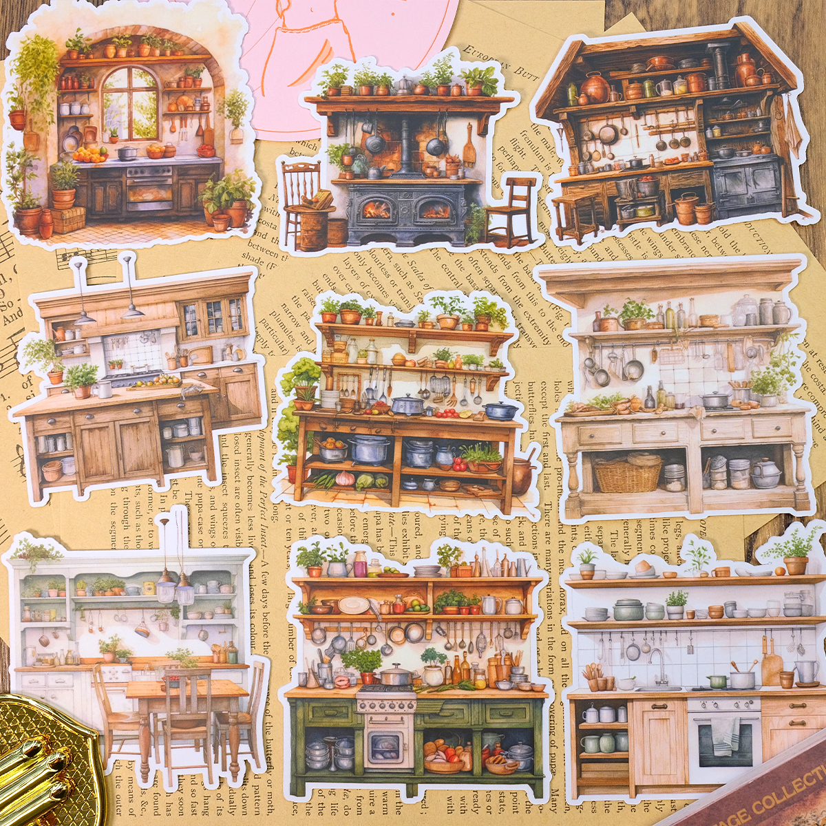 Kitchen Landscape Stickers | MOOBOOM Design